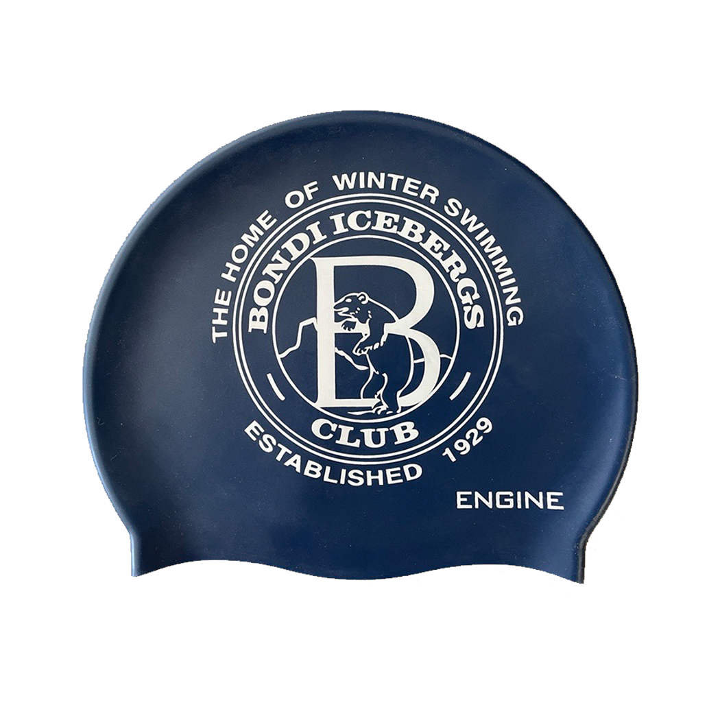 Bondi Icebergs Swimming Cap - Engine